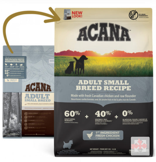 ACANA ADULT SMALL BREED - Cão adulto de porte pequeno 2kg